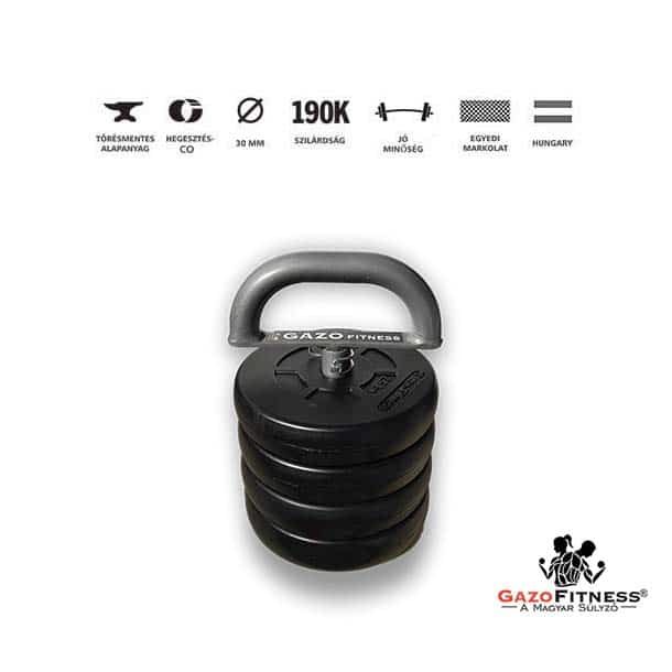 GazoFitness® Állítható Kettlebell /Össz 11,5 Kg/