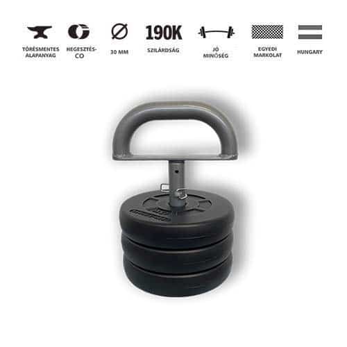 GazoFitness® Állítható Kettlebell /Össz 9 Kg/