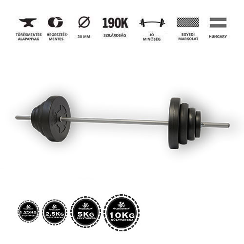 GazoFitness®Állvány + Pad + Kétkezes Súlyzó 42,5 kg – 4. kép