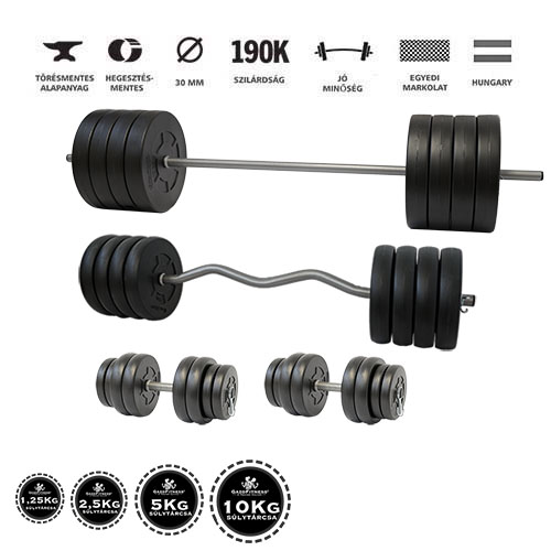 GazoFitness® Hardcore Big Szuperszett 160 Kg
