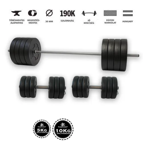 GazoFitness® Hardcore Csomag 151 kg