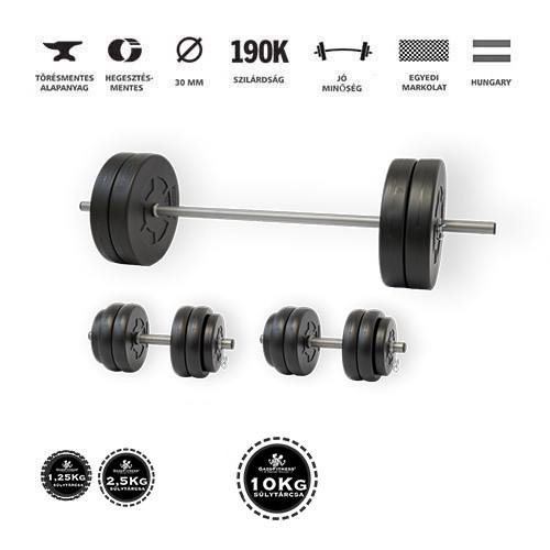 GazoFitness® Hardcore Szett 69 Kg