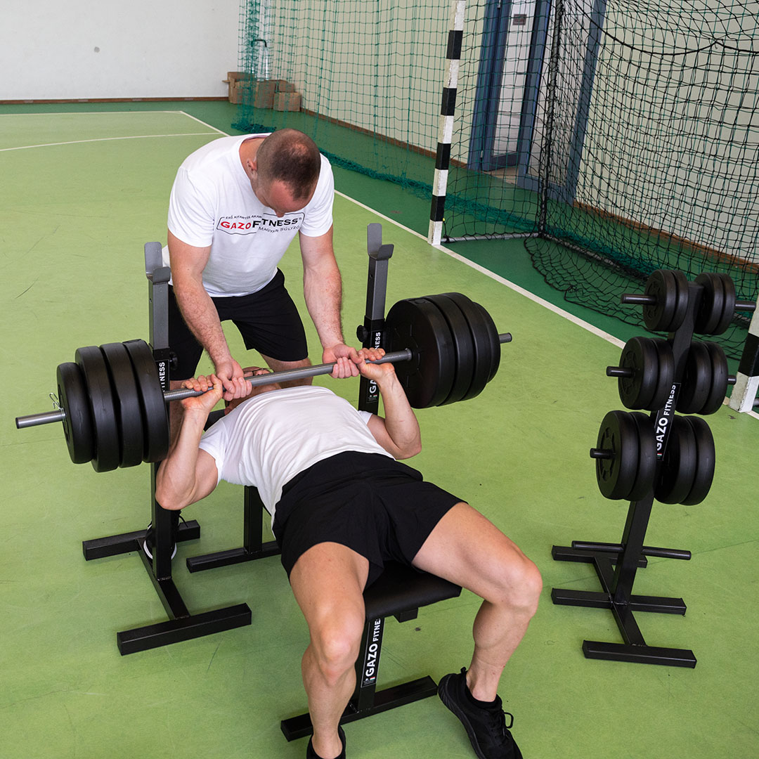 GazoFitness® Kétkezes Súlyzó 39,5 Kg (150 cm Hosszú Rúddal) – 7. kép