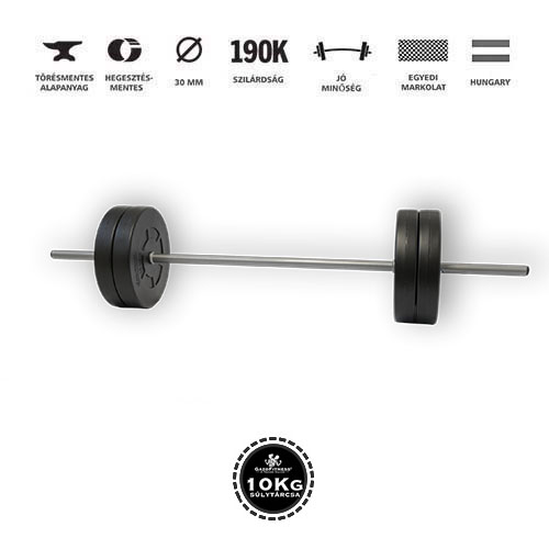 GazoFitness® Kétkezes Súlyzó 42 Kg (150 cm Hosszú Rúddal.)