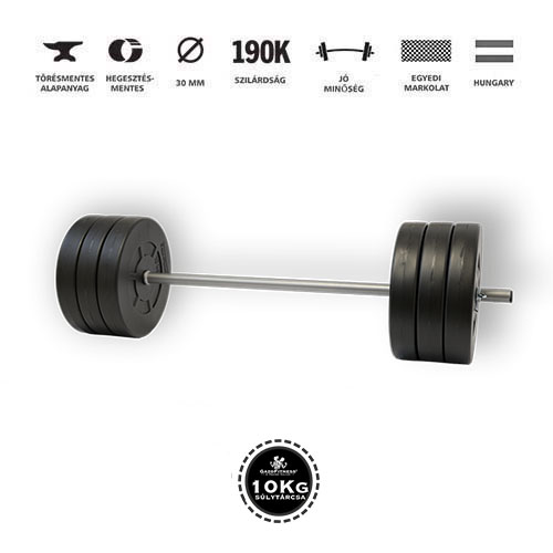 GazoFitness® Kétkezes Súlyzó 62 Kg