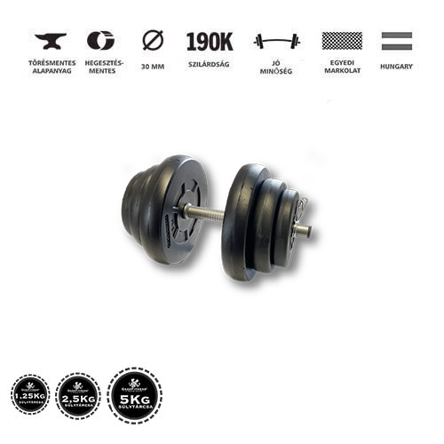GazoFitness® Kézi Súlyzó 18 Kg