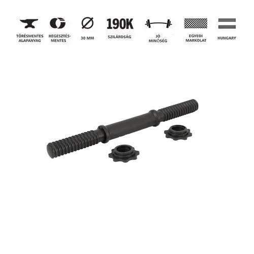 GazoFitness® Menetes súlyzórúd 35 cm