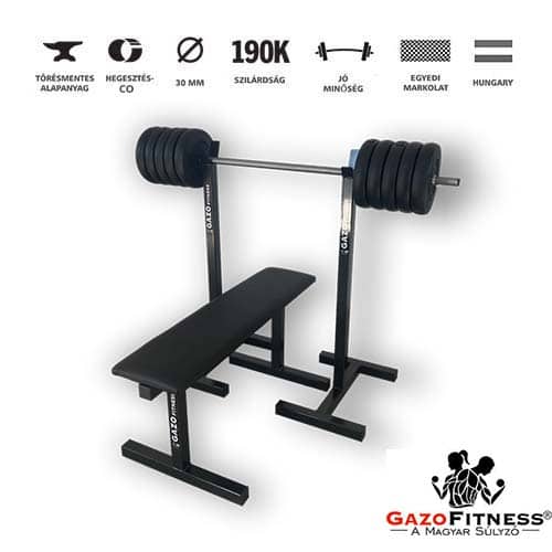 GazoFitness®Mobil Állvány + Pad+ Állítható Kétkezes Súlyzó 105 Kg – 2. kép