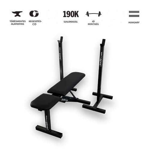GazoFitness® Mobil Súlyállvány +Állítható Pad